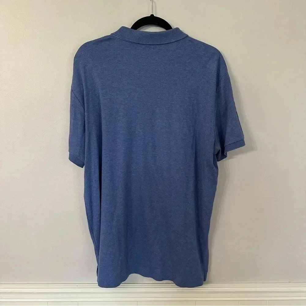 Polo Ralph Lauren Pima Soft Touch Men’s Blue Short Sleeve Polo Size XL GUC